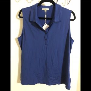Women’s sleeveless golf shirt